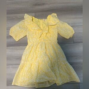 Yellow summer dress